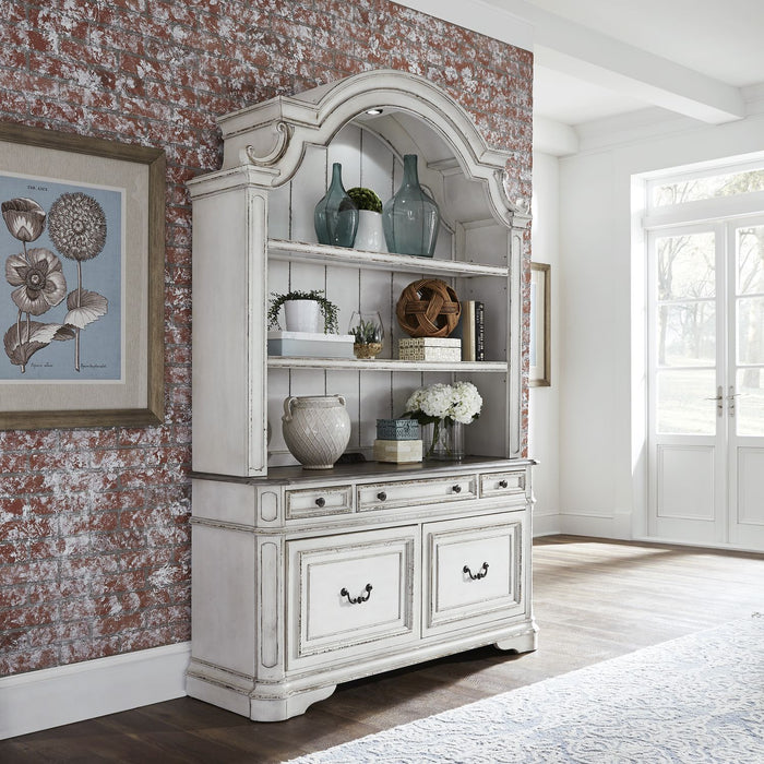 Magnolia Manor 3 Piece Desk & Hutch Set - Furniture 4 Less (Jacksonville, NC)