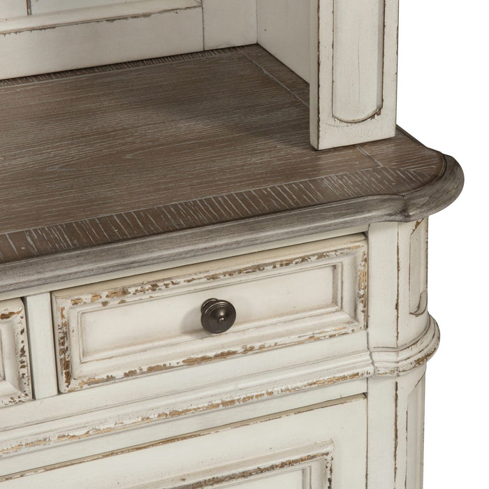 Magnolia Manor 3 Piece Desk & Hutch Set - Furniture 4 Less (Jacksonville, NC)