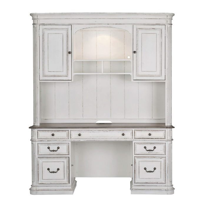 Magnolia Manor Complete 5 Piece Desk - Furniture 4 Less (Jacksonville, NC)