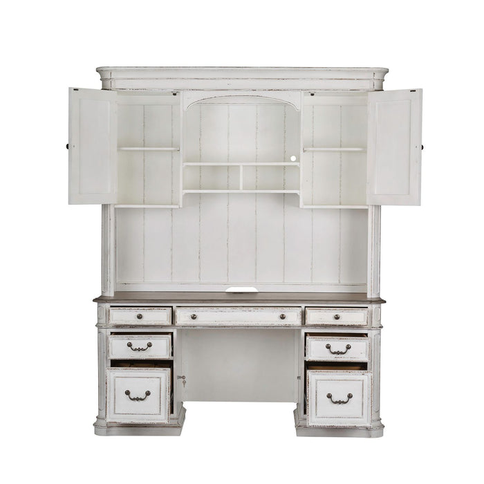 Magnolia Manor Credenza & Hutch - Furniture 4 Less (Jacksonville, NC)