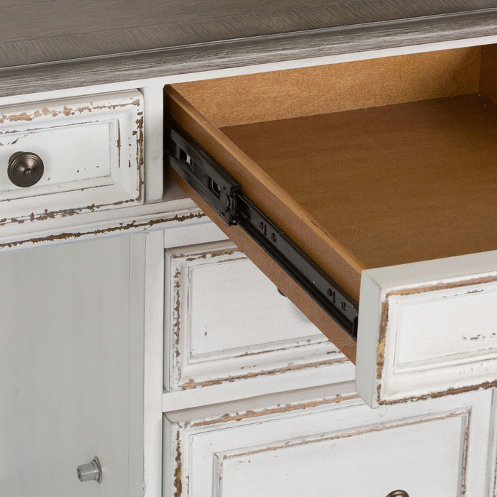 Magnolia Manor Credenza & Hutch - Furniture 4 Less (Jacksonville, NC)