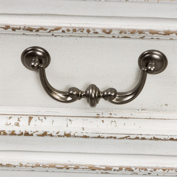 Liberty Magnolia Manor Jr Executive Desk in Antique White 244-HOJ-DSK - Furniture 4 Less (Jacksonville, NC)