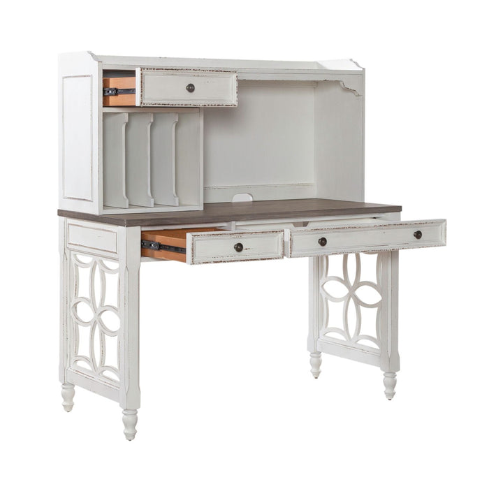 Magnolia Manor L Shaped Desk Set - Furniture 4 Less (Jacksonville, NC)