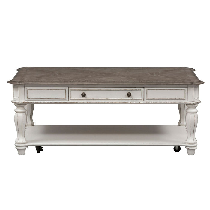 Magnolia Manor Rectangular Cocktail Table - Furniture 4 Less (Jacksonville, NC)