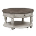 Magnolia Manor Round Cocktail Table - Furniture 4 Less (Jacksonville, NC)