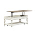 Magnolia Manor Lift Top Cocktail Table in Antique White - Furniture 4 Less (Jacksonville, NC)