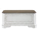 Magnolia Manor Storage Trunk in Antique White - Furniture 4 Less (Jacksonville, NC)