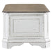 Magnolia Manor Storage Trunk in Antique White - Furniture 4 Less (Jacksonville, NC)