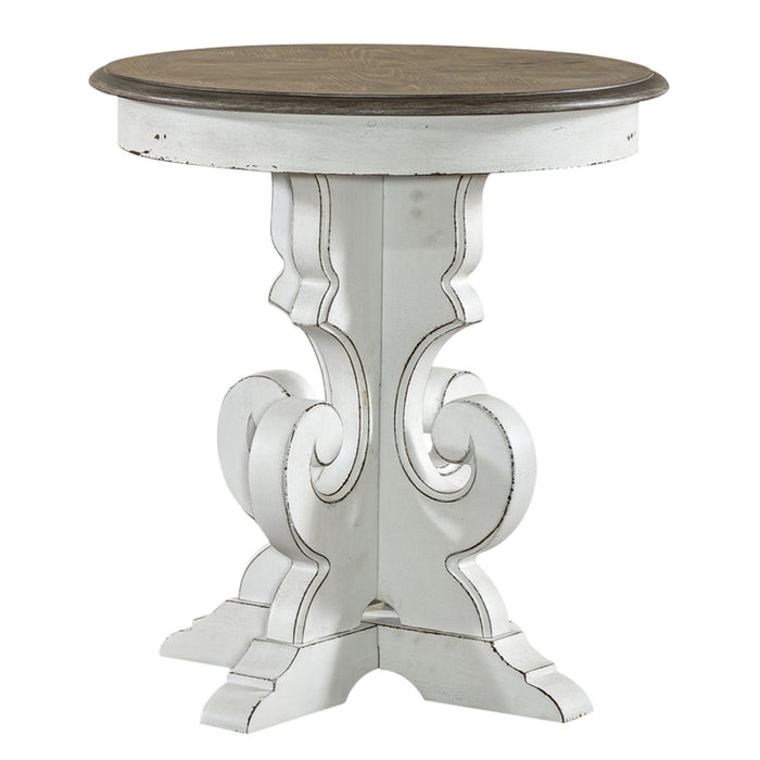 Magnolia Manor Round End Table - Furniture 4 Less (Jacksonville, NC)