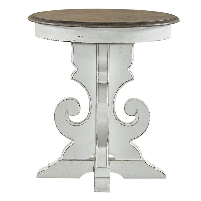 Magnolia Manor Round End Table - Furniture 4 Less (Jacksonville, NC)