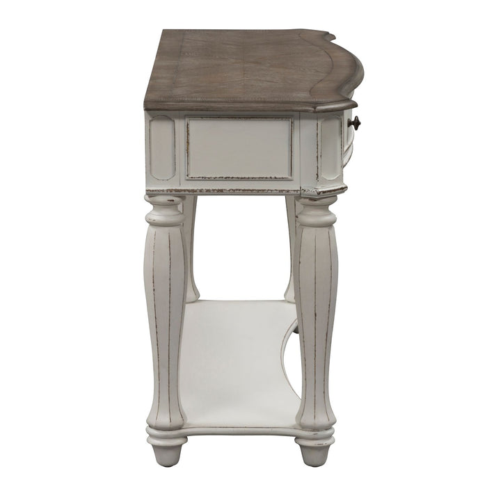 Magnolia Manor Sofa Table in Antique White - Furniture 4 Less (Jacksonville, NC)