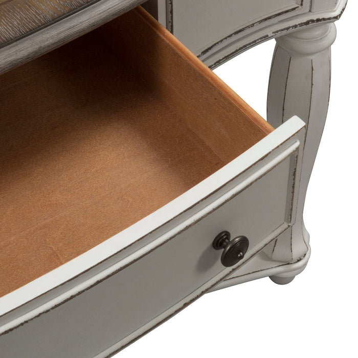Magnolia Manor Sofa Table in Antique White - Furniture 4 Less (Jacksonville, NC)