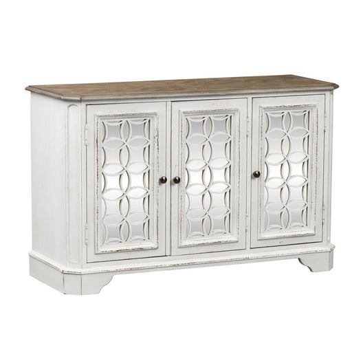Liberty Magnolia Manor TV Console in Antique White - Furniture 4 Less (Jacksonville, NC)