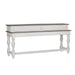 Magnolia Manor Console Bar Table in Antique White - Furniture 4 Less (Jacksonville, NC)