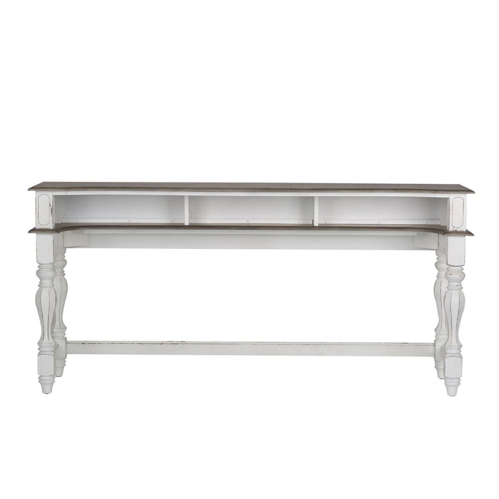 Magnolia Manor Console Bar Table in Antique White - Furniture 4 Less (Jacksonville, NC)