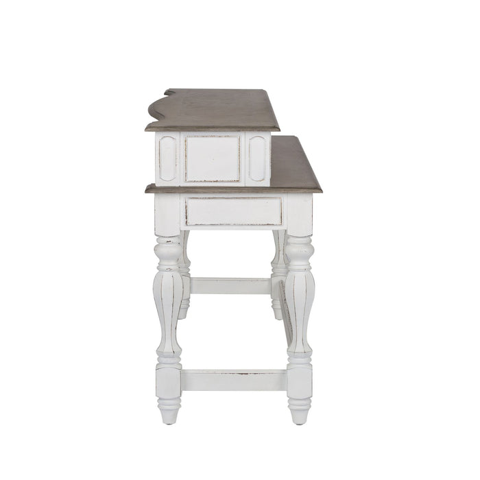 Magnolia Manor Console Bar Table in Antique White - Furniture 4 Less (Jacksonville, NC)