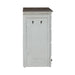 Liberty Furniture Magnolia Manor Pet Feeder Cabinet in Antique White & Weathered Bark EST SHIP TIME APPX 4 WEEKS - Furniture 4 Less (Jacksonville, NC)