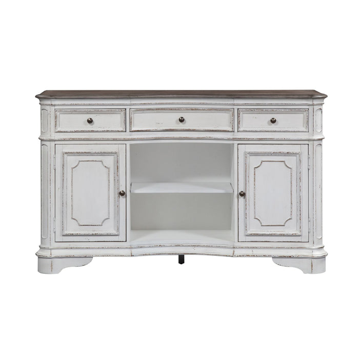 Magnolia Manor Server in Antique White - Furniture 4 Less (Jacksonville, NC)