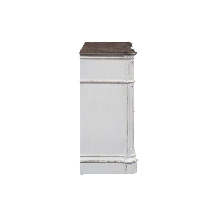 Magnolia Manor Server in Antique White - Furniture 4 Less (Jacksonville, NC)