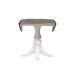 Magnolia Manor Drop Leaf Table in Antique White Base w/ Weathered Bark Tops - Furniture 4 Less (Jacksonville, NC)