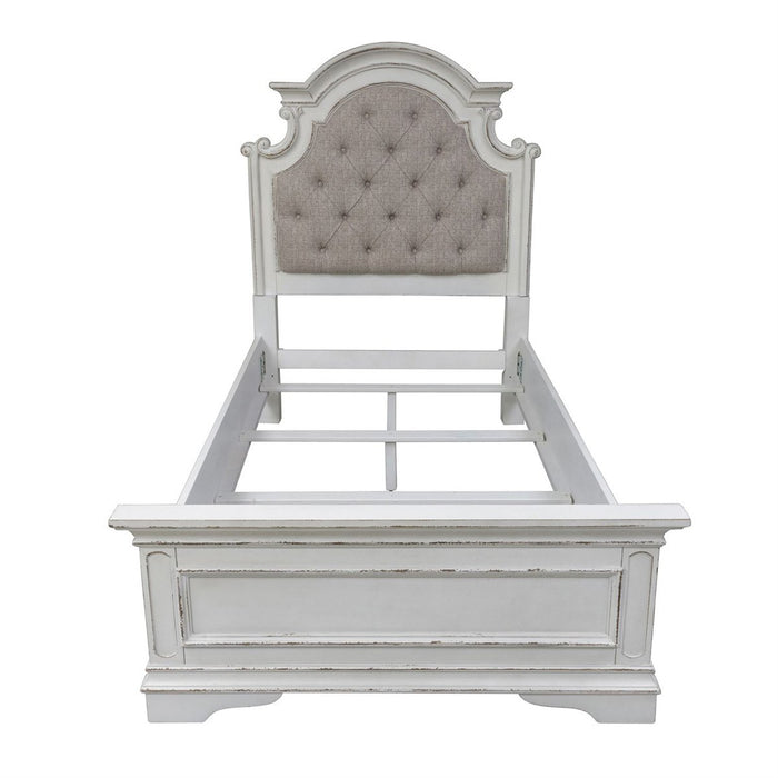 Liberty Magnolia Manor Full Upholstered Bed in Antique White - Furniture 4 Less (Jacksonville, NC)