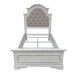 Liberty Magnolia Manor Full Upholstered Bed in Antique White - Furniture 4 Less (Jacksonville, NC)