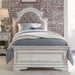 Liberty Magnolia Manor Twin Upholstered Bed in Antique White - Furniture 4 Less (Jacksonville, NC)
