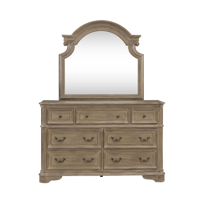 Magnolia Manor Dresser & Mirror - Furniture 4 Less (Jacksonville, NC)