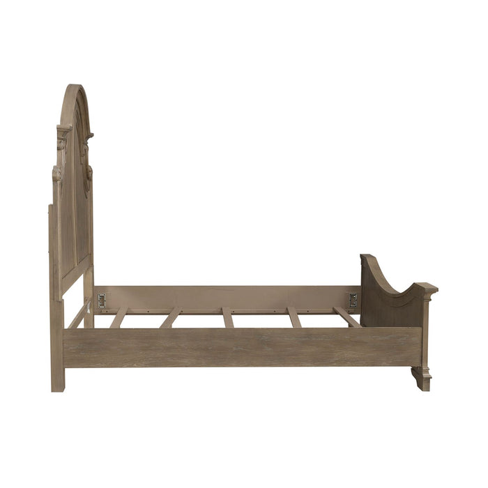 Magnolia Manor King Panel Bed - Furniture 4 Less (Jacksonville, NC)