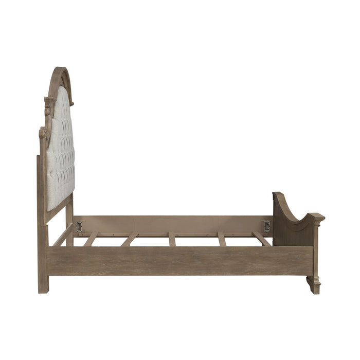 Magnolia Manor King Uph Bed - Furniture 4 Less (Jacksonville, NC)