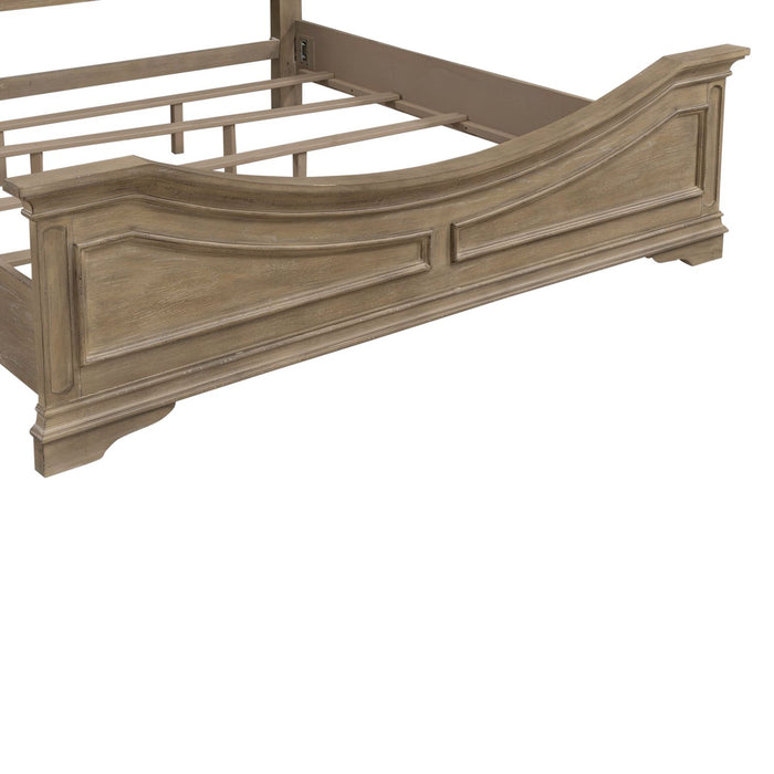 Magnolia Manor King Uph Bed - Furniture 4 Less (Jacksonville, NC)