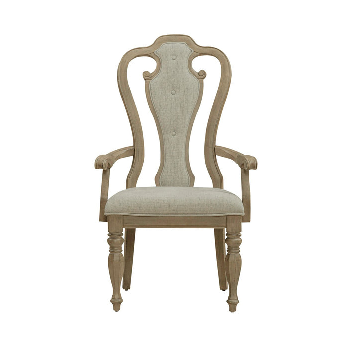 Magnolia Manor Splat Back Uph Arm Chair (RTA) - Furniture 4 Less (Jacksonville, NC)