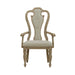 Liberty Furniture Magnolia Manor Splat Back Upholstered Arm Chair (RTA) (Set of 2) in Weathered Bisque - Furniture 4 Less (Jacksonville, NC)