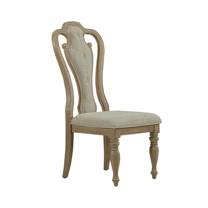 Magnolia Manor Splat Back Uph Side Chair (RTA) - Furniture 4 Less (Jacksonville, NC)