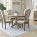 Liberty Furniture Magnolia Manor Pedestal Dining Table in Weathered Bisque - Furniture 4 Less (Jacksonville, NC)