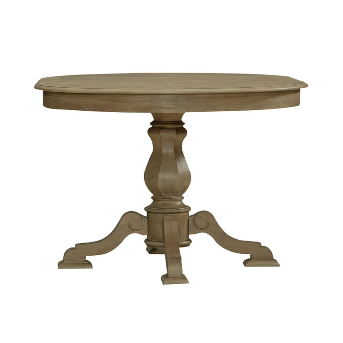 Magnolia Manor Pedestal Table Set - Furniture 4 Less (Jacksonville, NC)