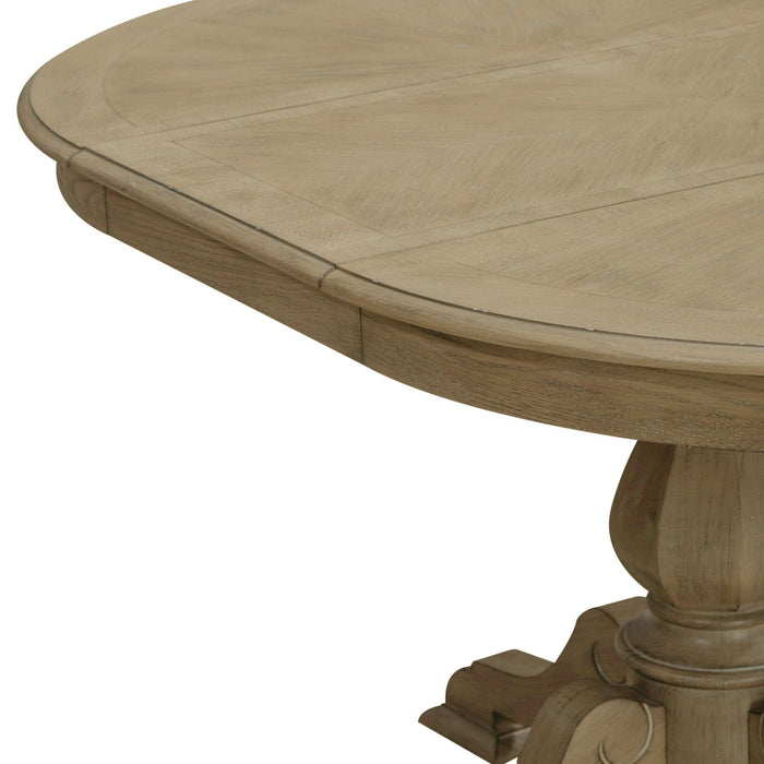 Magnolia Manor Pedestal Table Set - Furniture 4 Less (Jacksonville, NC)