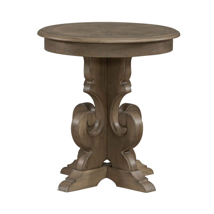 Magnolia Manor Round End Table - Furniture 4 Less (Jacksonville, NC)