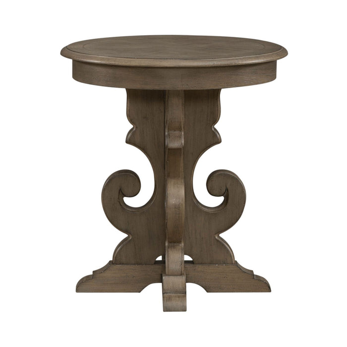 Magnolia Manor Round End Table - Furniture 4 Less (Jacksonville, NC)
