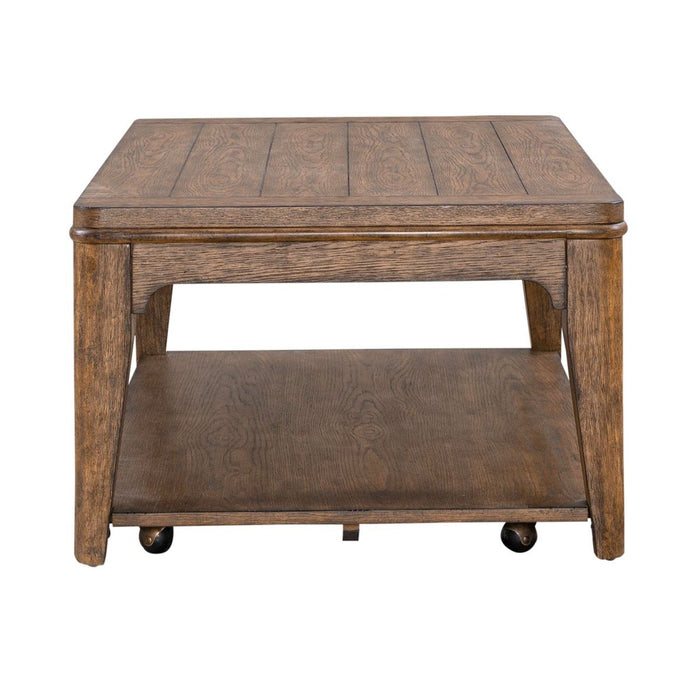Liberty Furniture Ashford Rectangular Cocktail Table in Sienna - Furniture 4 Less (Jacksonville, NC)