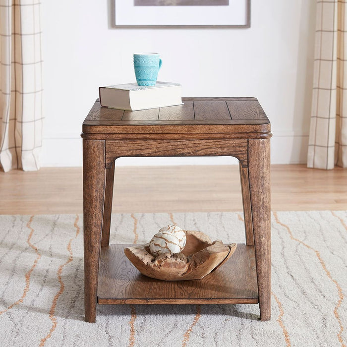 Liberty Furniture Ashford End Table in Sienna - Furniture 4 Less (Jacksonville, NC)