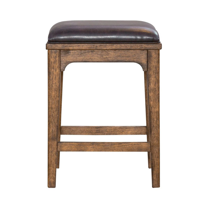 Liberty Furniture Ashford Upholstered Console Stool in Sienna - Furniture 4 Less (Jacksonville, NC)