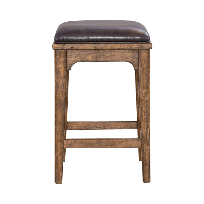 Liberty Furniture Ashford Upholstered Console Stool in Sienna - Furniture 4 Less (Jacksonville, NC)
