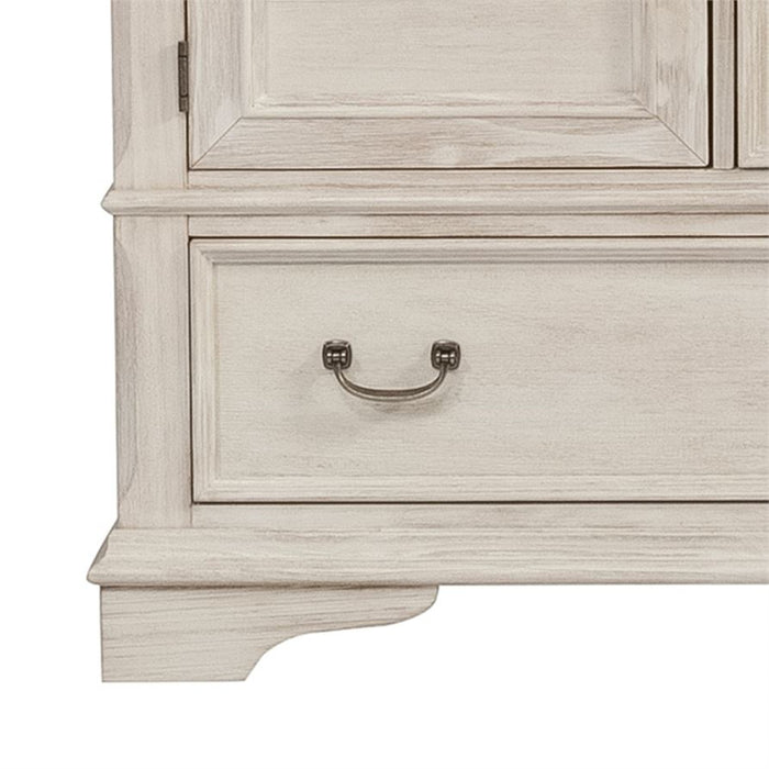Liberty Funiture Bayside Gentleman's Chest in Antique White - Furniture 4 Less (Jacksonville, NC)