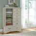 Liberty Funiture Bayside Gentleman's Chest in Antique White - Furniture 4 Less (Jacksonville, NC)