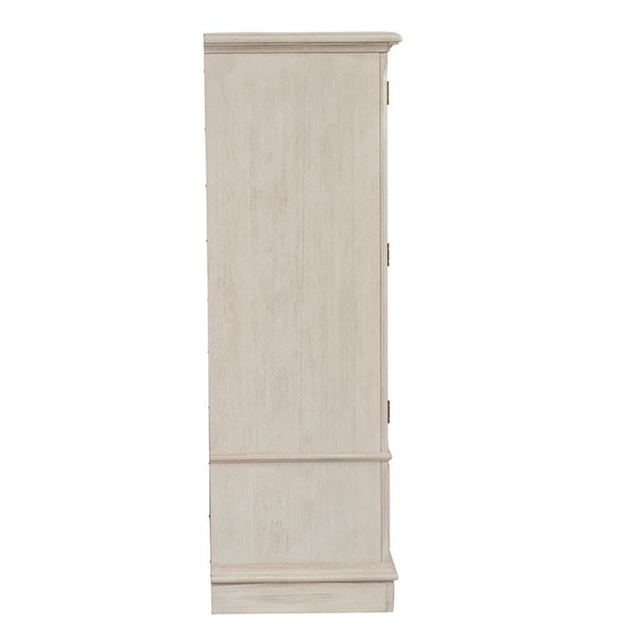 Liberty Funiture Bayside Gentleman's Chest in Antique White - Furniture 4 Less (Jacksonville, NC)