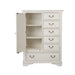 Liberty Funiture Bayside Gentleman's Chest in Antique White - Furniture 4 Less (Jacksonville, NC)