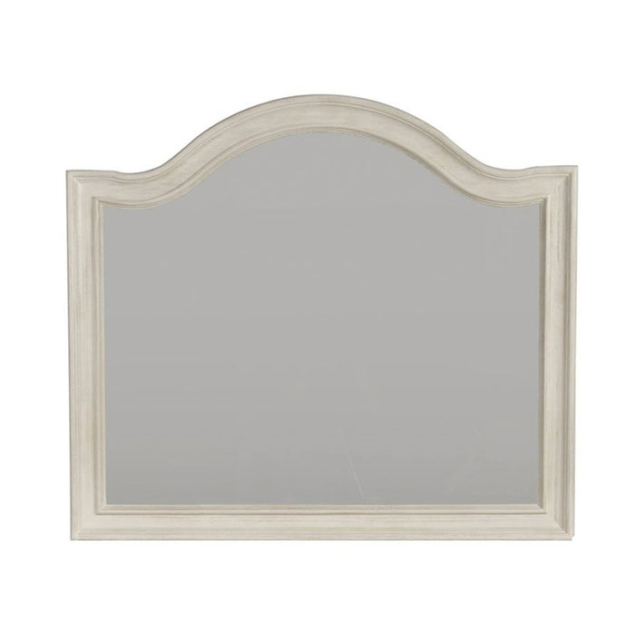 Liberty Furniture Bayside Arched Mirror in Antique White - Furniture 4 Less (Jacksonville, NC)