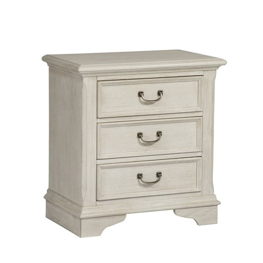 Liberty Furniture Bayside Drawer Nightstand in Antique White - Furniture 4 Less (Jacksonville, NC)