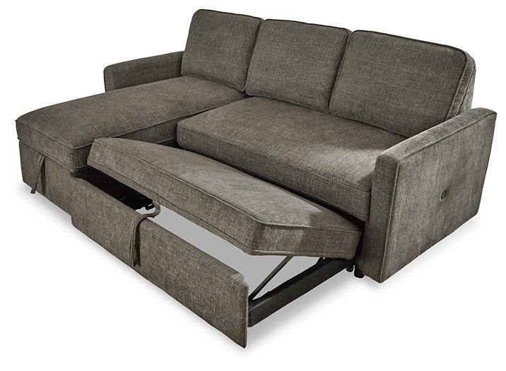 Kerle 2-Piece Sectional with Pop Up Bed - Furniture 4 Less (Jacksonville, NC)